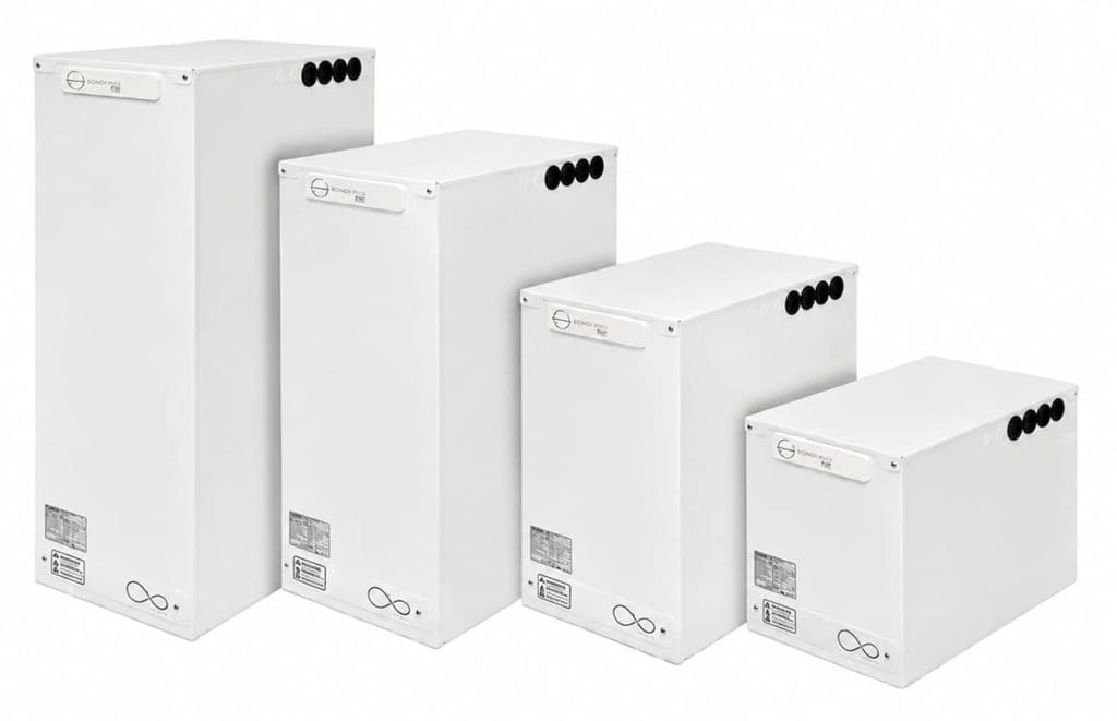 Sunamp Thermino thermal batteries in four sizes